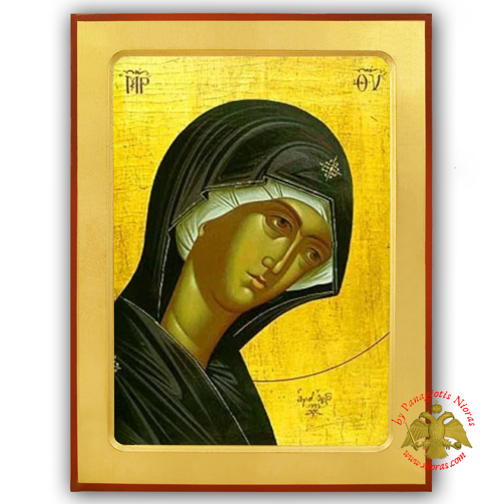 Holy Virgin Mary "Supplicating" Wooden Icon